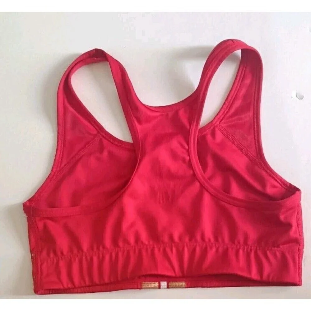 Set of 2 Victoria's Secret PINK Ultimate Sport Bras Size Small Floral Logo Print